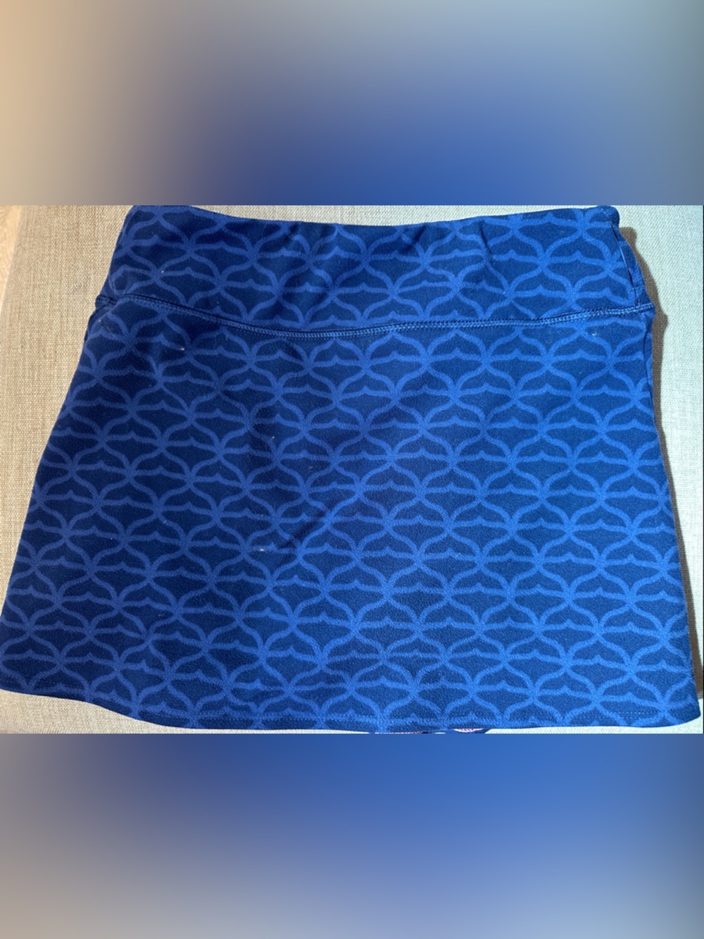 Vineyard Vines Girls Blue Patterned Skort